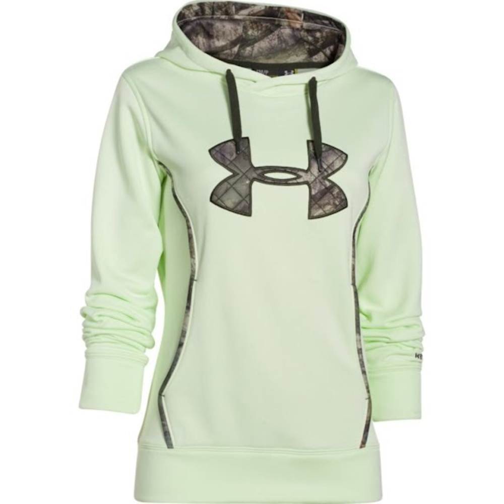 Under Armour Storm Hoodie Loose Fit Mint Green Camo Storm